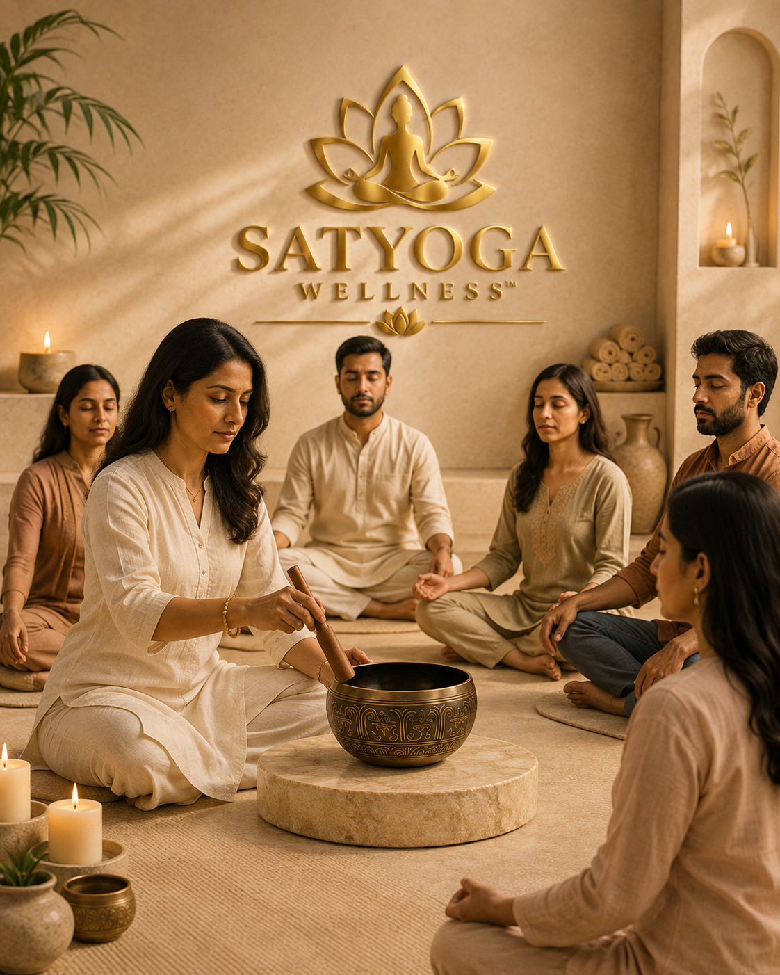 SATYOGA Welness™ Singing Bowl for Meditation, Dhyana & Mindfulness - Image 2